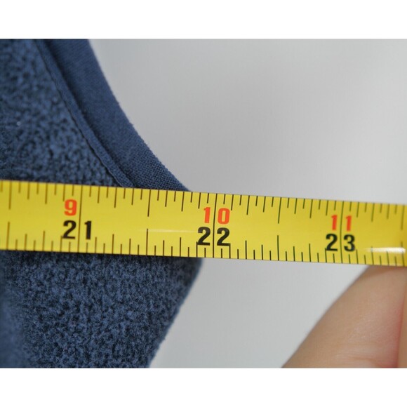 Mack Weldon Blue Fleece Sweater Vest Mens Size L Zip‎ Coat Jacket Winter Cozy - Picture 5 of 7